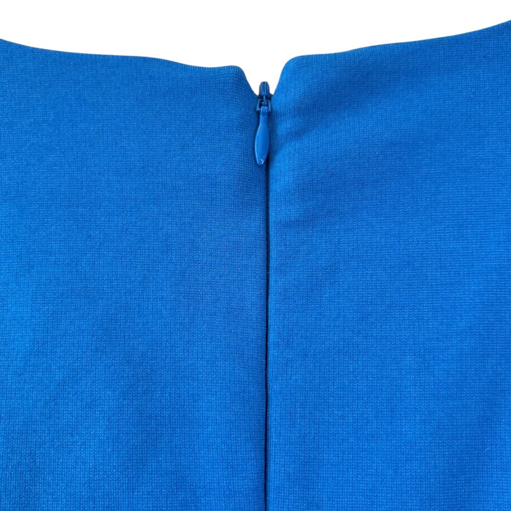 Boden Blue Wrap Front Midi Dress V-Neck 3/4 Sleeve US 16-18R NEW - Picture 6 of 8